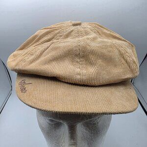 Aeropostale Corduroy Brown Newsboy Caddy Hat Cap Casual Sports Formal Outdoors